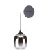 Ramona Ceiling Pendant/Wall Light Matt Black Ombre Glass LED-1