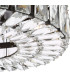 Relena 4 Light Flush Matt Black and Crystal-6