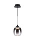 Ramona Ceiling Pendant/Wall Light Matt Black Ombre Glass LED-8