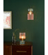Rhubarb Ceiling Pendant Pink and Green Ribbed Glass-4