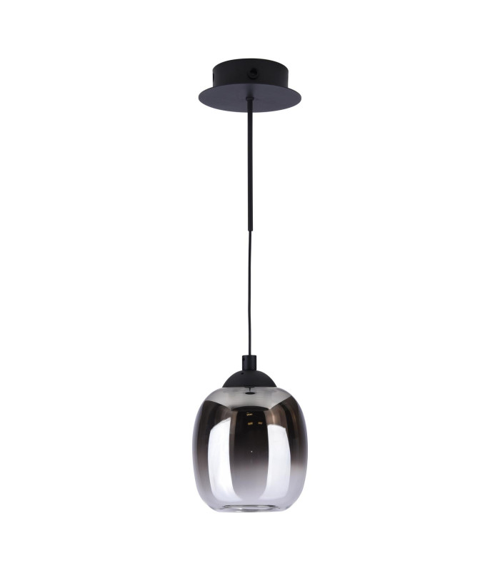 Ramona Ceiling Pendant/Wall Light Matt Black Ombre Glass LED-9