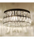 Relena 4 Light Flush Matt Black and Crystal-9