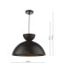 Riya Small Ceiling Pendant Matt Black-4