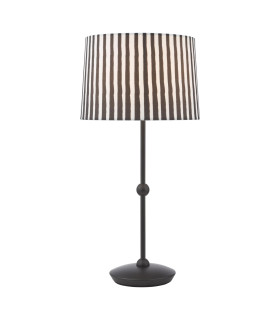 Sosa Table Lamp Matt Black With Shade-1
