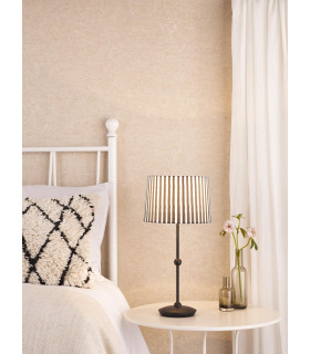 Sosa Table Lamp Matt Black With Shade-2