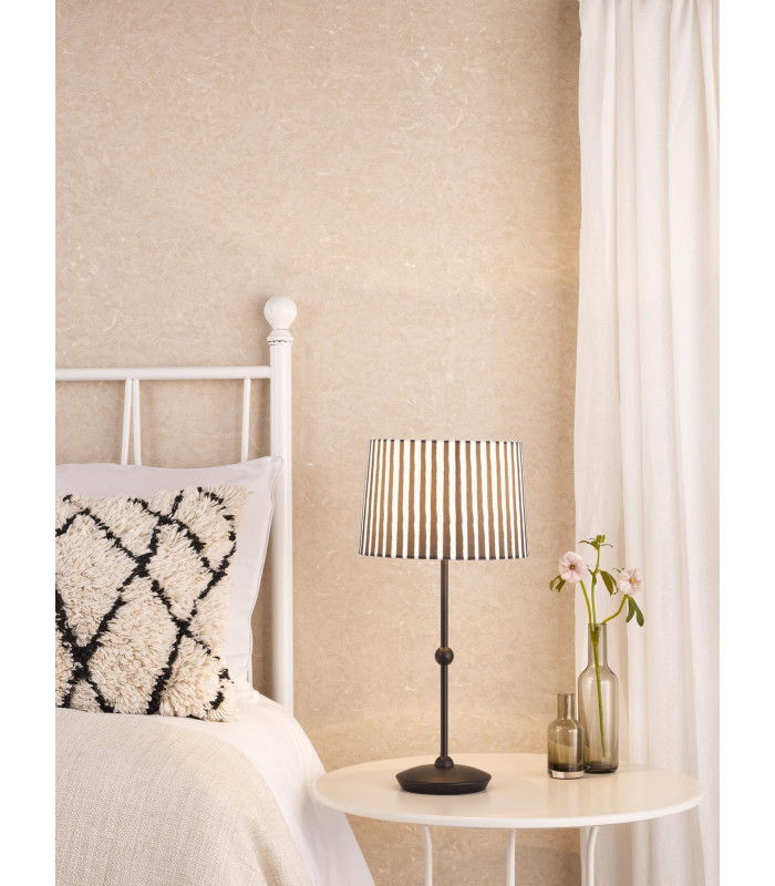 Sosa Table Lamp Matt Black With Shade-2