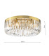 Sigourney 6 Light Flush Satin Gold and Crystal-4