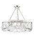 Sigourney 8 Light Ceiling Pendant Polished Nickel and Crystal-5