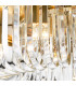 Sigourney 6 Light Flush Satin Gold and Crystal-6