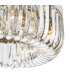 Sigourney 6 Light Flush Polished Nickel and Crystal-7