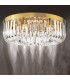 Sigourney 6 Light Flush Satin Gold and Crystal-9