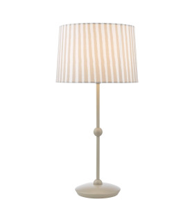 Sosa Table Lamp Matt Taupe With Shade-1
