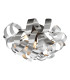 Swash 4 Light Flush Black With Aluminium Ribbons-1