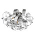 Swash 4 Light Flush Black With Aluminium Ribbons-3