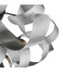 Swash 4 Light Flush Black With Aluminium Ribbons-4
