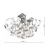 Swash 4 Light Flush Polished Chrome With Aluminium Ribbons-2