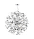 Swash Ceiling Pendant Polished Chrome With Aluminium Ribbons-1