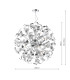 Swash Ceiling Pendant Polished Chrome With Aluminium Ribbons-2