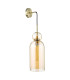Tao Ceiling Pendant Brushed Bronze and Amber Glass-7
