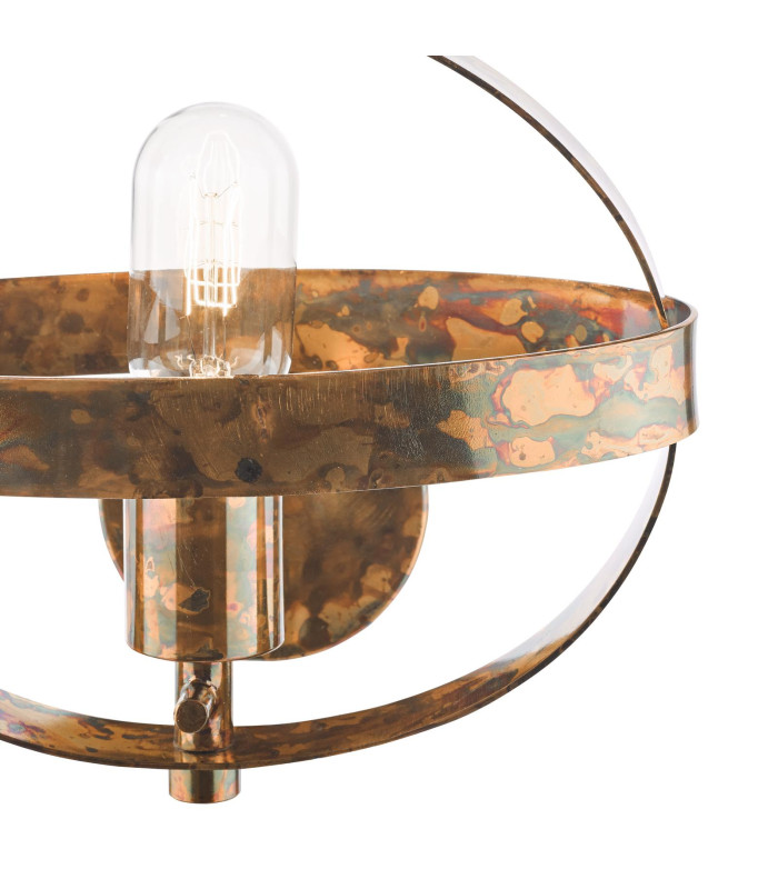 Symbol Wall Light Mottled Copper-8