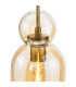Tao Ceiling Pendant Brushed Bronze and Amber Glass-8