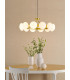 Tauri Ceiling Pendant Matt Gold and Opal Glass-2