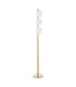 Tauri 3 Light Floor Lamp Matt Gold and Opal Glass-5