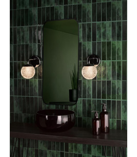 Teva Wall Light Polished Chrome and Faceted Acrylic IP44-2
