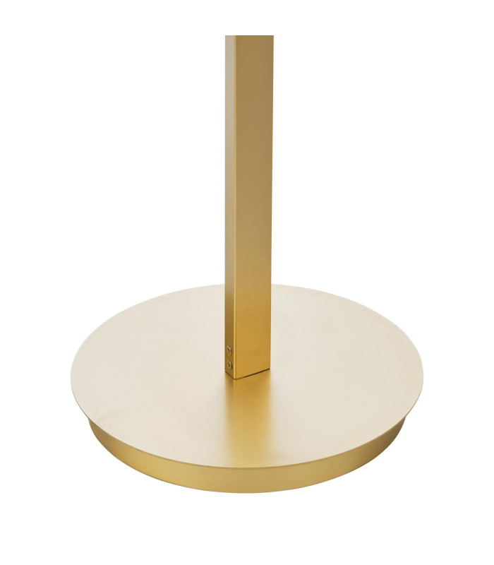 Tauri 3 Light Floor Lamp Matt Gold and Opal Glass-7