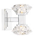 Tiana Wall Light Polished Chrome and Faceted Acrylic-1