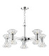 Tiana 10 Light Armed Ceiling Pendant Polished Chrome-3
