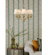 Tilda 5 Light Ceiling Pendant Satin Gold With Shade-2