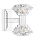 Tiana Wall Light Polished Chrome and Faceted Acrylic-5
