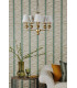 Tilda 5 Light Ceiling Pendant Satin Gold With Shade-3