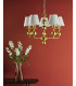 Tilda 5 Light Ceiling Pendant Satin Gold With Shade-5
