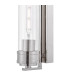Tommaso Bathroom Wall Light Polished Nickel and Ribbed Glass IP44-6