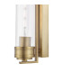 Tommaso Bathroom Wall Light Antique Bronze and Ribbed Glass IP44-6