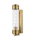 Tommaso Bathroom Wall Light Antique Bronze and Ribbed Glass IP44-7