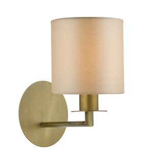Tyler Wall Light Antique Bronze With Shade