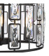 Zoelle 5 Light Ceiling Pendant Matt Black and Crystal-7
