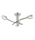 Zonda 3 Light Semi-Flush Brushed Nickel and Crystal-1