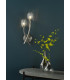 Zonda Wall Light Brushed Nickel and Crystal-2