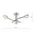 Zonda 3 Light Semi-Flush Brushed Nickel and Crystal-2