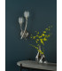 Zonda Wall Light Brushed Nickel and Crystal-3