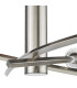 Zonda 3 Light Semi-Flush Brushed Nickel and Crystal-5