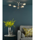 Zonda 6 Light Semi-Flush Brushed Nickel and Crystal-2