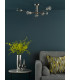 Zonda 6 Light Semi-Flush Brushed Nickel and Crystal-3