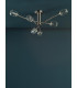 Zonda 6 Light Semi-Flush Brushed Nickel and Crystal-5