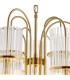 Eniola 9 Light Ceiling Pendant Natural Brass and Glass-6