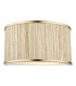 Fenella Wall Light Gold Leaf and Seagrass-1